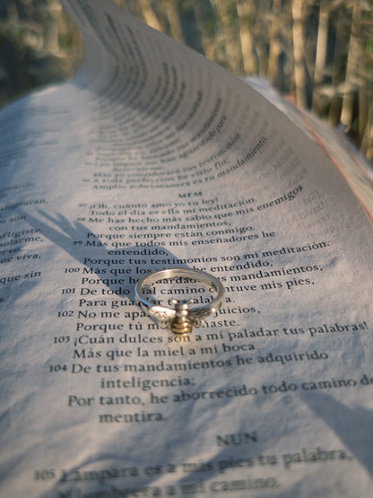 Anillo de Plata Pequeña Abeja