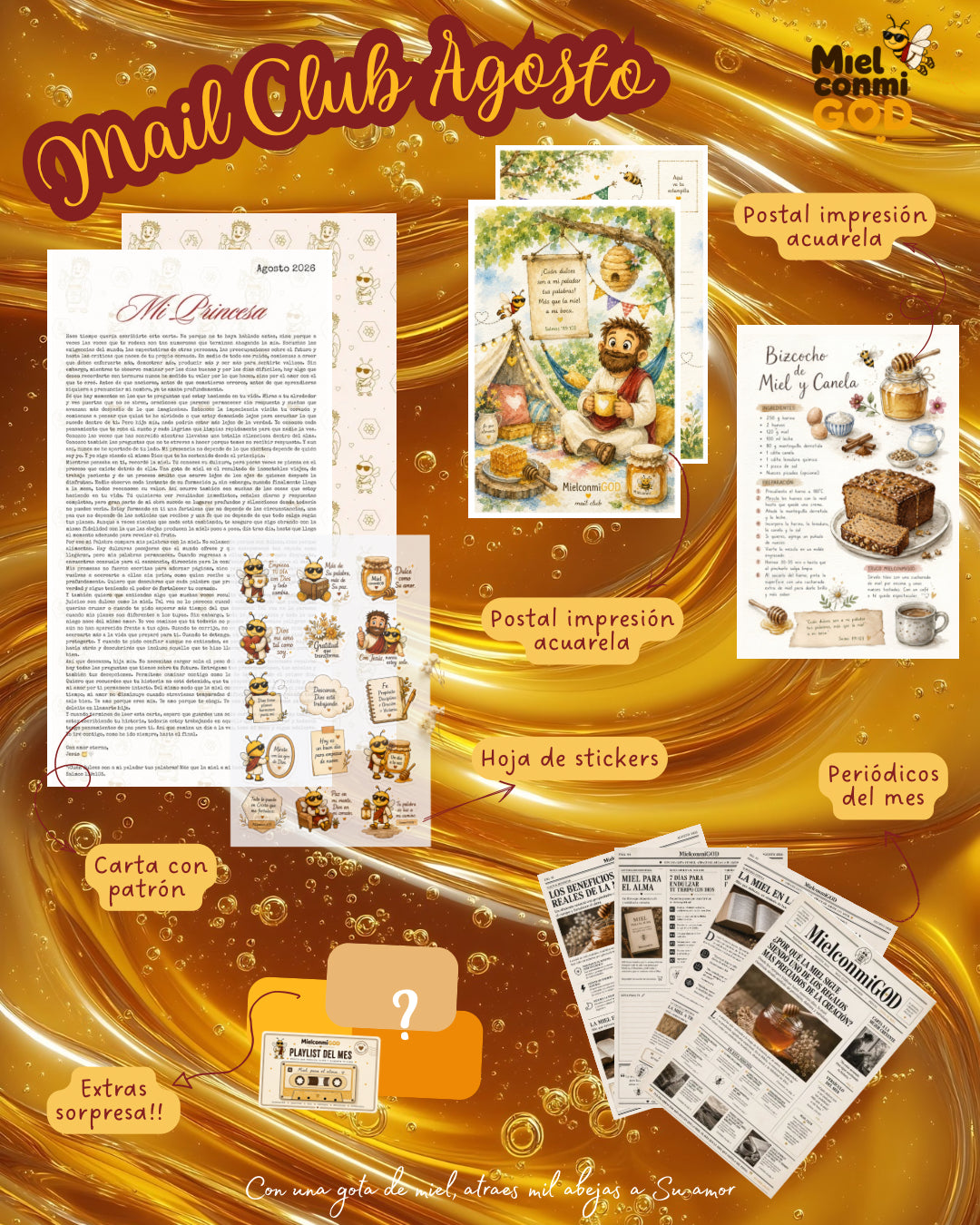 Suscripción Mail Club MielconmiGOD